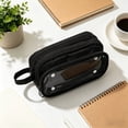 thumbnail image 7 of Pencil Pouch with Compartments, Ongmies Large Capacity Detachable Marker Organizer, Pen Pencil Case, Make Up Case, 7 of 7