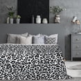 thumbnail image 2 of Yibo Leopard Blanket Flannel Soft and Comfortable Anti-static Bed Sofa Blanket, 2 of 8
