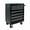 Black + Steel, variant on 7 Drawers Multifunctional Tool Cart with Wheels Black Steel Rolling Workbench for Garage Workshop Storage