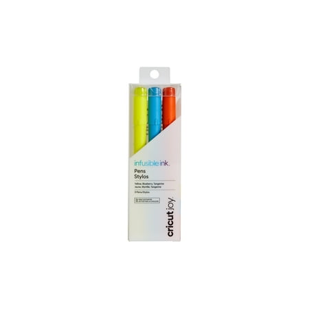 Cricut Joy Infusible Ink Pens - 0.4 mm (3) Yellow, Blueberry, Tangerine