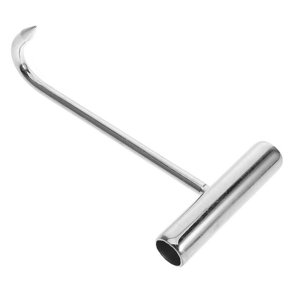 Stainless Steel Meat Hook for Hanging Beef and Lamb T Handle Design Silver Color 7.5 Inches