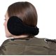 thumbnail image 3 of Surblue - Orejeras unisex de punto cálido para mujer, de cachemira, para invierno, color puro, para exteriores, con piel, ajustable MFZFUKR CQ502-2, 3 of 6