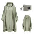 thumbnail image 6 of Rain Jackets for Unisex Green Fashion Jacket Coat Hooded Raincoat Adults Teens With Pockets, 6 of 8