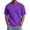 18#Purple, variant on Waffle Knit Shirts for Men Solid Color Crewneck Shirt Short Sleeve Casual Beach T Shirt Soft Lightweight Breathable Summer Top Loose Fit Clothes for Men Dark Green M