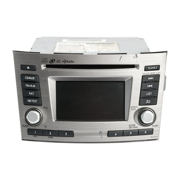 Restored 2013-2014 Subaru Legacy AM FM Radio MP3 Player Single-Disc CD Player 86201AJ66A (Refurbished)