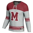 thumbnail image 2 of Unisex GameDay Greats #1 Gray UMass Minutemen Hockey Fashion Jersey, 2 of 4