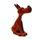 thumbnail image 3 of Estatua de perro flocado, figurita de animal, decoración de escritorio divertida, tierna y creativa, , coleccionable, regalo de inauguración de, 3 of 8