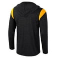 thumbnail image 3 of Men's Colosseum Black Iowa Hawkeyes Dozer Half-Zip Windshirt, 3 of 3
