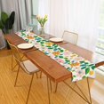 thumbnail image 2 of Yayeee Table Runner 70 inches Long Home Kitchen Dinning Party Decoration, Retro Orange Floral, 2 of 7