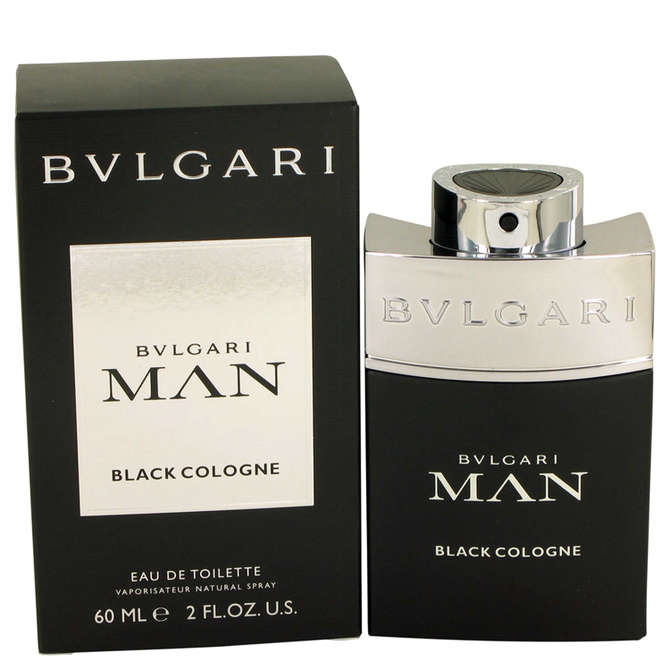 Bvlgari Man Black Cologne, Fresh Masculine Scent, 3.4 oz EDT for
