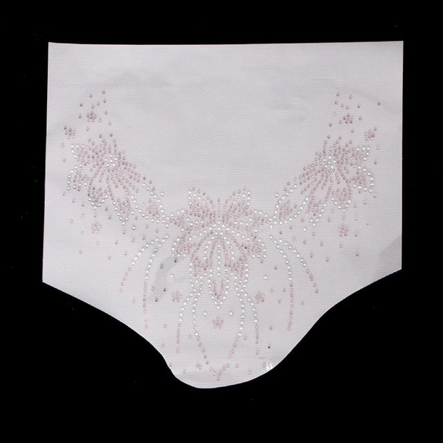 Apliques de Imitación Hugo Rhinestone Iron on Applique