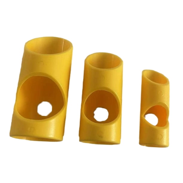 Herramienta de Corte de Tubos de Espuma de 3 Piezas, Accesorio Profesional para Cortar Aislamiento de Tubos, Ideal para Industrias, Hogares Y Comercio Amarillo l
