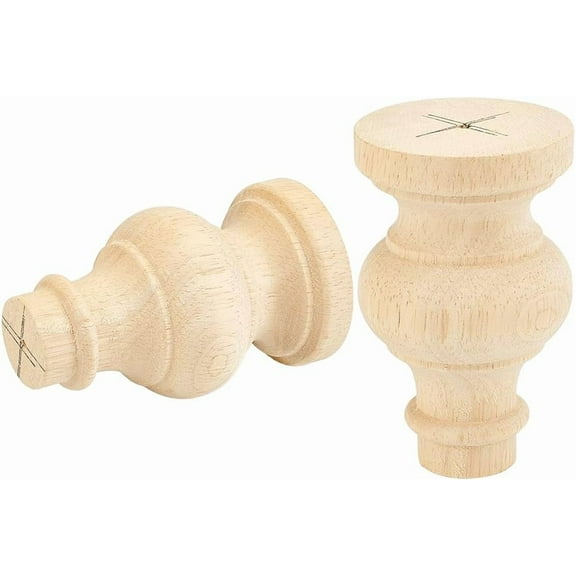 Wood Furniture Legs Cabinet Leg Blanched Almond 101x60mm