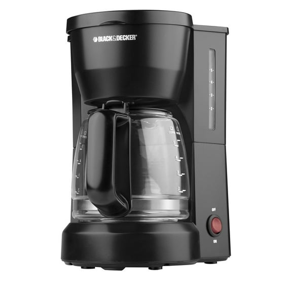 Black & Decker DCM600B 5-Cup Coffeemaker Black