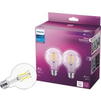 Philips 2pk 40w G25 Dl Led Bulb 573337