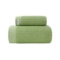 thumbnail image 1 of mmirethe 2 Pieces/Set Cotton Bath Towel Soft Replacement Rectangular Home Bathing Shower Face Towel Washcloth Accessories Green, 1 of 1