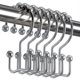 thumbnail image 1 of Set of 12 Rustproof Metal Shower Hooks, 1 of 5