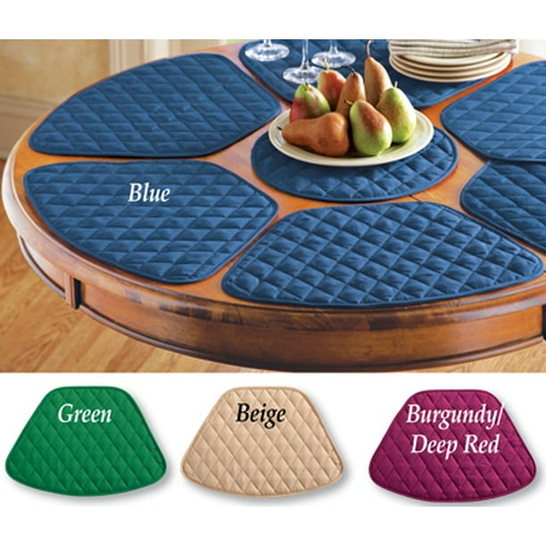 Round Table Placemats (Set of 7) - Blue - Walmart.com - Walmart.com