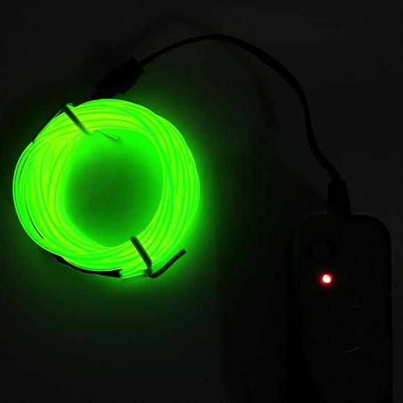 Agiferg Flexible LED Light EL Wire String Strip Rope Glow Decor Neon Lamp USB Controlle