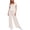 White - ivory, variant on Free People Womens Mia Jumpsuit, Off-White, 8