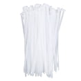 thumbnail image 3 of Bridas de nailon, 100 bridas para cables de 250 libras, bridas para cables de alta resistencia, bridas para cables blancas, funcionalidad versátil, 3 of 9