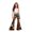 #02-Multicolour, variant on Girls Pants Size 10 Flare Dress Pants Rock Guitar Music Note Print Flare Pants, High Waist Stretch Retro Bell Bottom Stage Performance Bootcut Trousers Back To School Clothes Multicolour