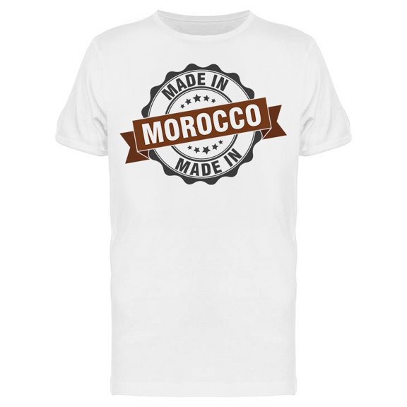 Made In Morocco Emblem Tee Men's -Image by Shutterstock