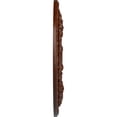 thumbnail image 4 of 33 7/8"OD x 2 3/8"P Rose Ceiling Medallion (Fits Canopies up to 13 1/2"), Hand-Painted Burnished Mahogany Crackle, 4 of 5