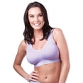thumbnail image 3 of Women's Genie Bra 6-Pack - Comfort Sports Bras - 3 White, 3 Pastel - 2X, 3 of 4