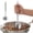 Silver, variant on FUYGRCJ Stainless Steel Meat Chopper Masher, Heavy Duty 6 Curve Blades Ground Beef Chopper Tool, Heat Resistant Meat Masher, Hamburger Smasher Meat Pounder with Wooden Handle Multi Use Kitchen Tool