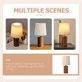 thumbnail image 4 of Table Lamp Scandinavian Style Simple and Chic Design 1Pcs 12.2x6.3x6.3in, 4 of 6