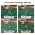 thumbnail image 7 of ODIKA Theme Playbook Design With Arrows And Yard Lines Football Field Sport Playful for Dining Room, Basement, Large Office, Non-Slip Chair-Friendly, 7 of 7