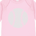 thumbnail image 4 of Inktastic Distressed Baseball in White Boys or Girls Long Sleeve Baby Bodysuit, 4 of 5