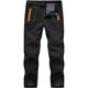 thumbnail image 1 of Pantalones de senderismo para hombre, pantalones softshell forrados, pantalones de esquí, pantalones de trekking, 1 of 8