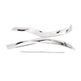 thumbnail image 1 of for E Class W213 2016-2019 Chrome ABS Front Bumper Plate Spoiler Spoilers Decorative Cover Trim, 1 of 5