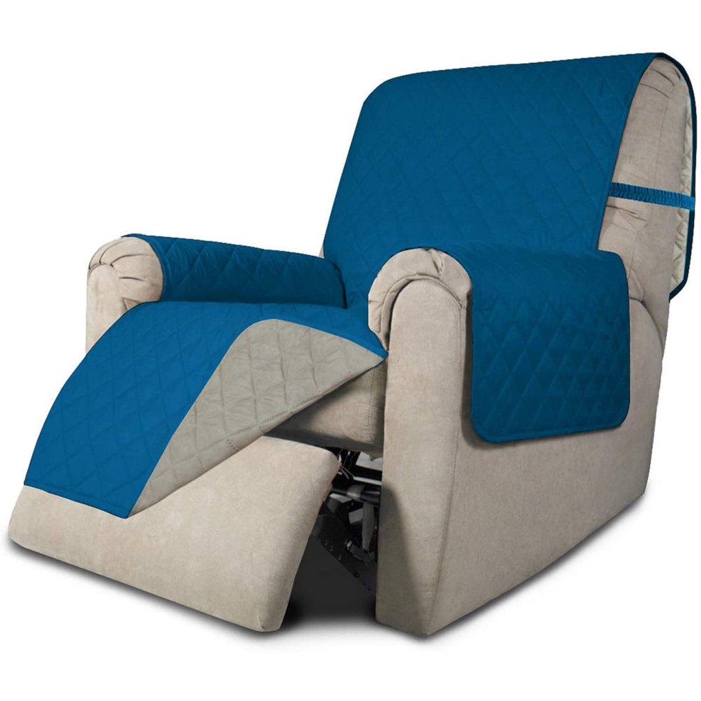EasyGoing Reversible Water Resistant Recliner Cover with Elastic