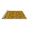 thumbnail image 2 of Ahgly Company Machine Washable Indoor Rectangle Abstract Yellow Modern Area Rugs, 2' x 3', 2 of 4