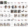 thumbnail image 3 of Nuevas gafas de sol cuadradas de montura pequeña de moda europea y americana, 3 of 4