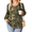 Multicolor CX295, variant on Zeagoo Womens Plus Size Tops Puff Long Sleeve T-Shirts Pleated V Neck Tunics Fall Dressy Casual Loose Blouse