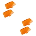 thumbnail image 2 of Transemion 1 Pair Light Lens Cover Guard Mud Tips for Yellow 52x100mm 2Set, 2 of 6