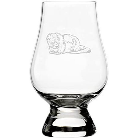 

Otter Body Zoo Animal Themed Etched 6.5oz Glencairn Whisky Glass