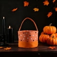 thumbnail image 3 of HUISZJ Halloween Bag Candy Bulk, Reusable Goody Fabric Candy Bucket with Handle, Halloween Trick or Treat Bags for Party Home Supplies (G), 3 of 8