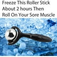 thumbnail image 3 of Roller Massage Ball - Ergonomic Handle Cold Warm Compression Temperature Keeper Stainless Steel Muscle Pain Relief Body Neck Shoulder Back Leg Calf Therapy Ice Heat Hot-Roller Stick (As Shown), 3 of 4