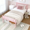 Yoneston Twin Size Metal Platform Bed Frame for Girls Kids Single Bed