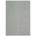 thumbnail image 2 of SAFAVIEH Montauk Siomha Chevron Cotton Area Rug, Grey/Ivory, 5' x 8', 2 of 7