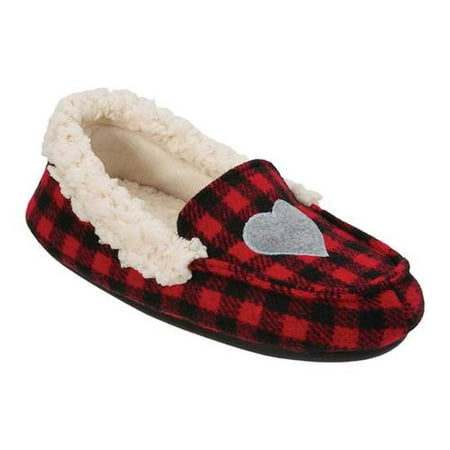 Girls' Dearfoams Holiday Moccasin Slipper