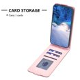 thumbnail image 2 of Allytechgroup Luxury PU Leather Case for iPhone 16, Vertical Flip Wallet Case with 3 Card Slots, Adjustable Kickstand Magnetic Closure Shockproof Protective Shell for Women Men, Pink, 2 of 7