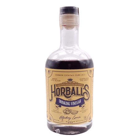 Horball s Drinking Vinegar – Blueberry Lemon Shrub – Handcrafted mixer for cocktails sodas and waters