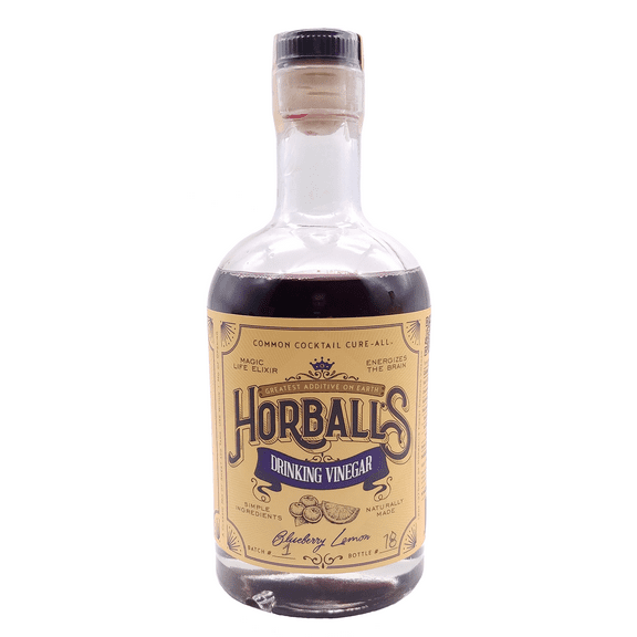 Horball's Drinking Vinegar - Blueberry Lemon Shrub - Handcrafted mixer for cocktails, sodas, and waters