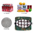 thumbnail image 4 of FORMRS Reusable Lunch Bag for Work School Leakproof Insulated Cooler with Adjustable Shoulder Strap, Tiger and Peacock Pattern, 4 of 6
